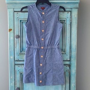 NWOT light weight denim dress size L